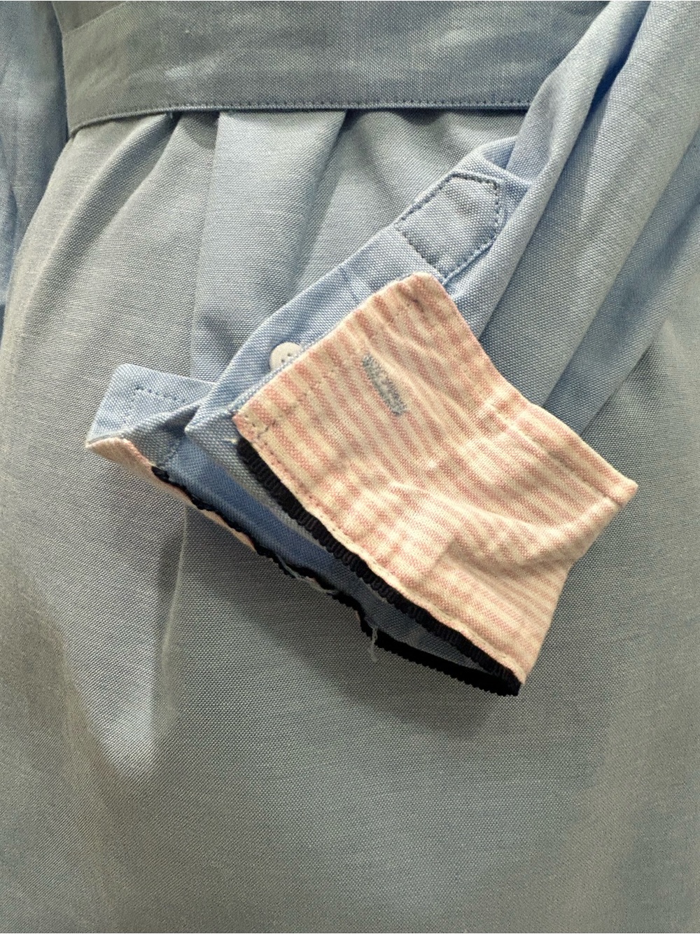 U.S. Polo Assn. Women’s Blue Oxford Shirt Dress NWT Small - Picture 8 of 14
